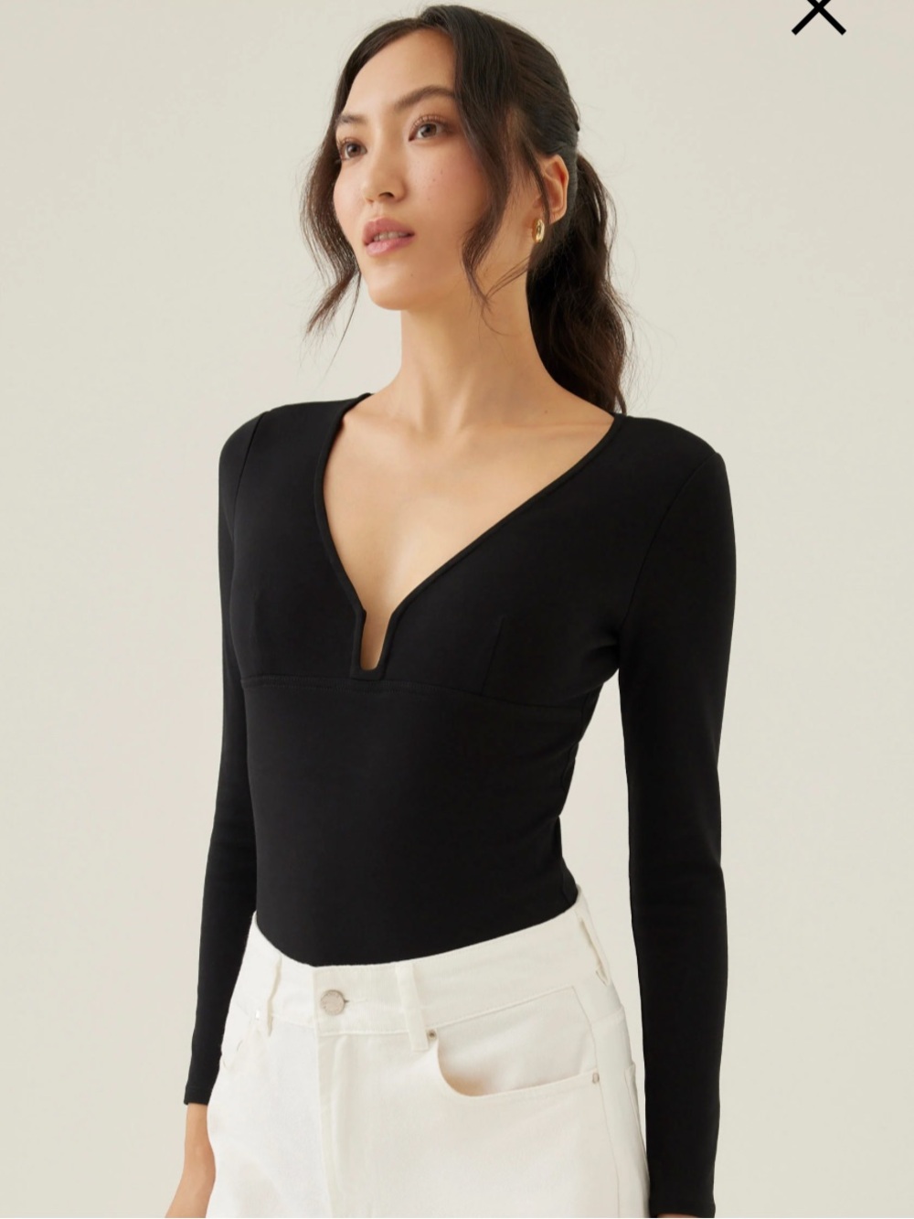 Love Bonito Desree Padded Jersey Bodysuit